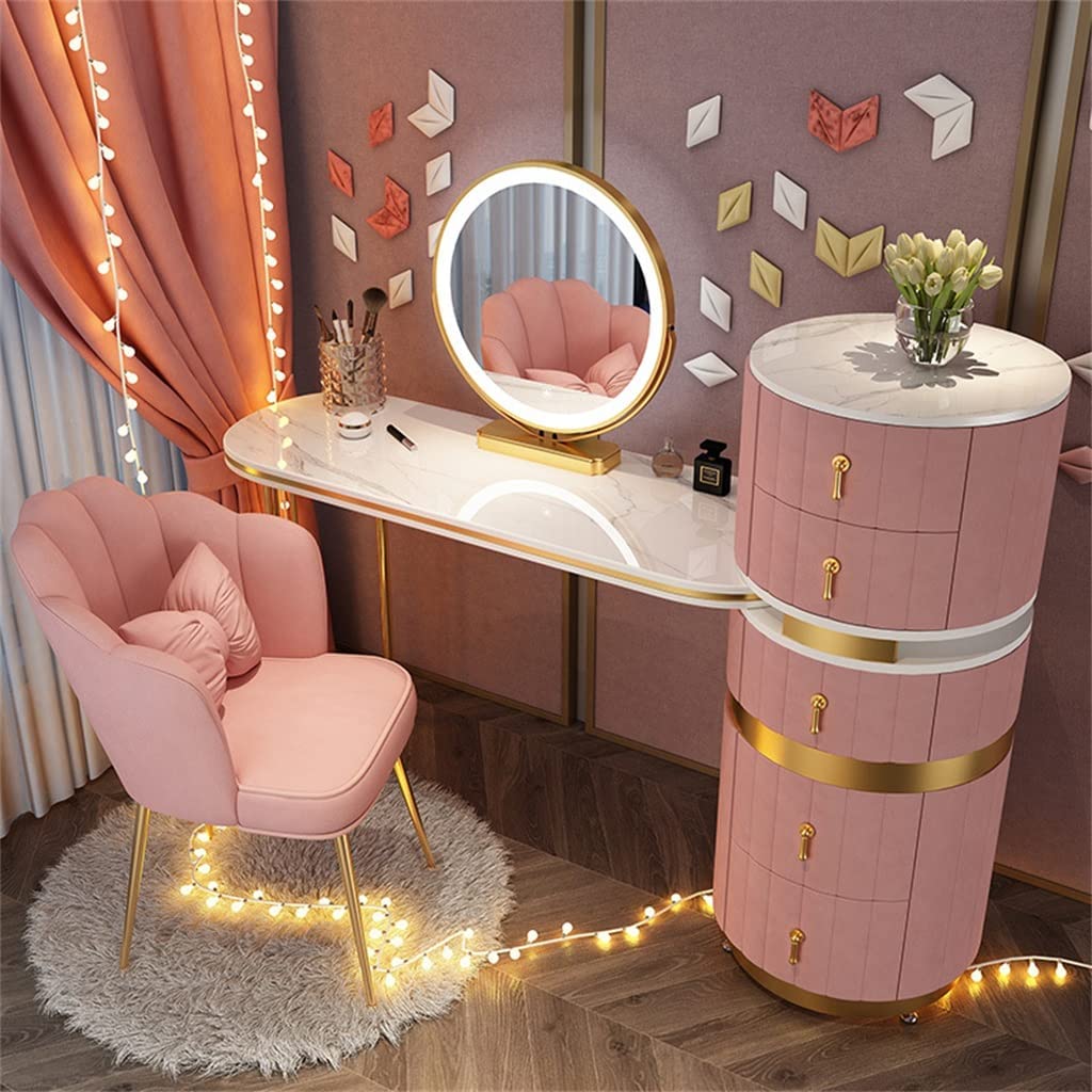 WETYG Bedroom Dresser Scandinavian Style Storage Cabinet A Small Apartment Vanity Slate Home Decoration (Color : D, Size : As Shown)