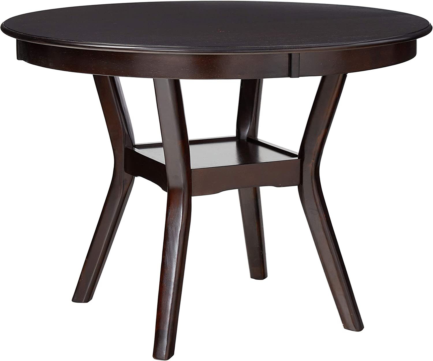 Homelegance Shankmen Round 5-Piece Dining Set, Espresso