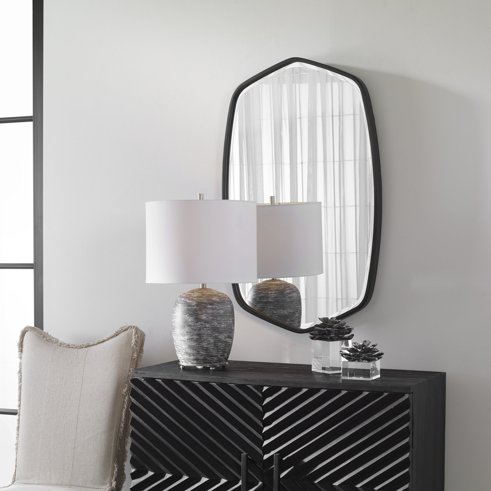 【Home Improvement】Luco Irregular Metal Wall Mirror