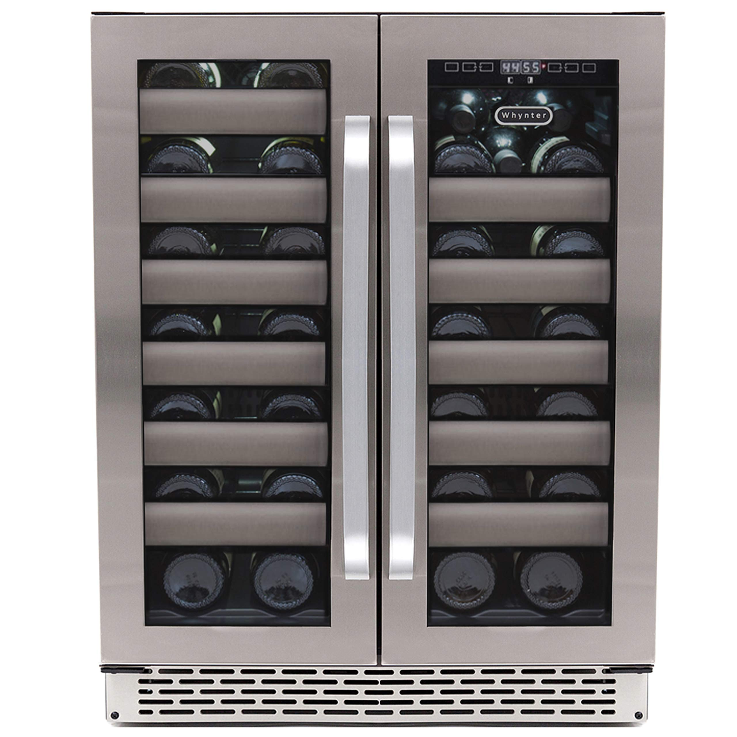 【Appliances】Whynter BWR-401DS 40 Bottle Stainless Steel Dual Zone Built Wine Refrigerators-Elite Series