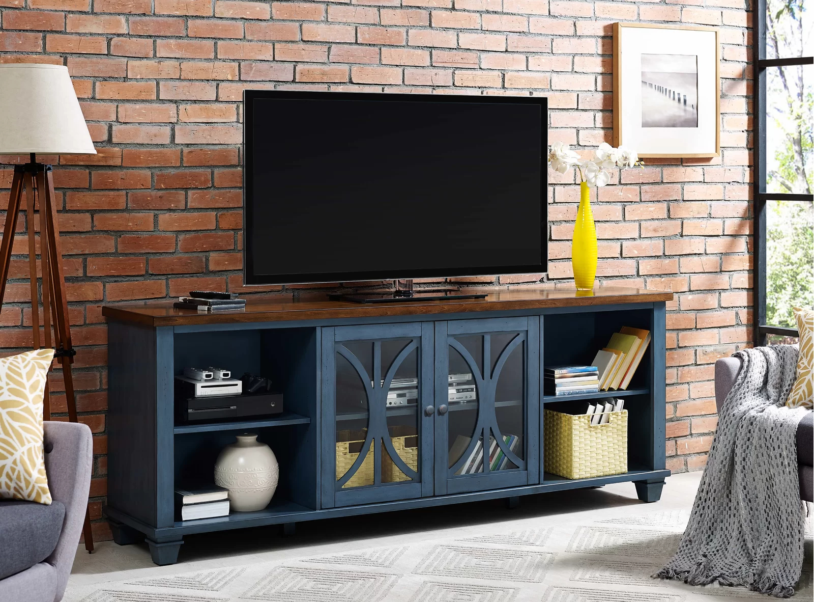 【Furniture】Rabinowitz TV Stand for TVs up to 88
