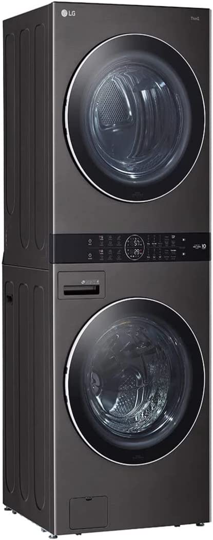 Single Unit Front Load LG WashTower™ with Center Control™ 4.5 cu. ft. Washer and 7.4 cu. ft. Gas Dryer