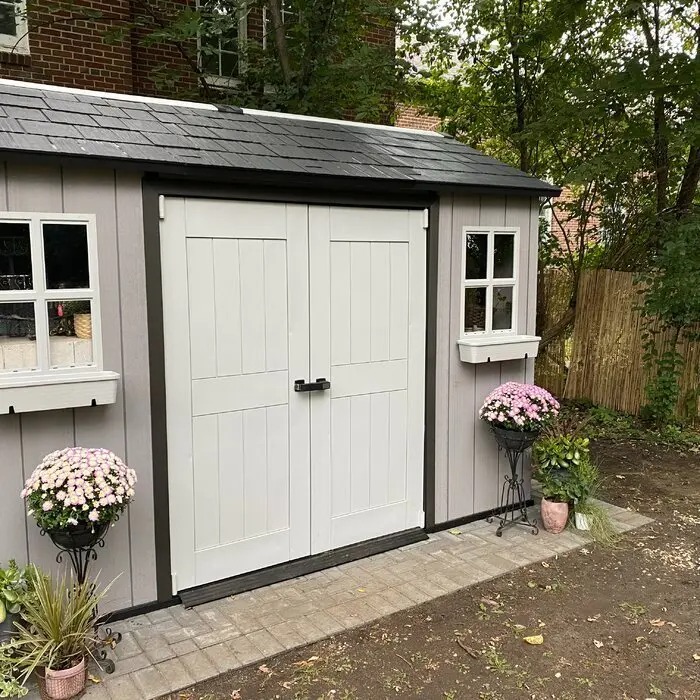 【Storage Shed】Oakland 11 ft. W x 7.5 ft. D Plastic Storage Shed