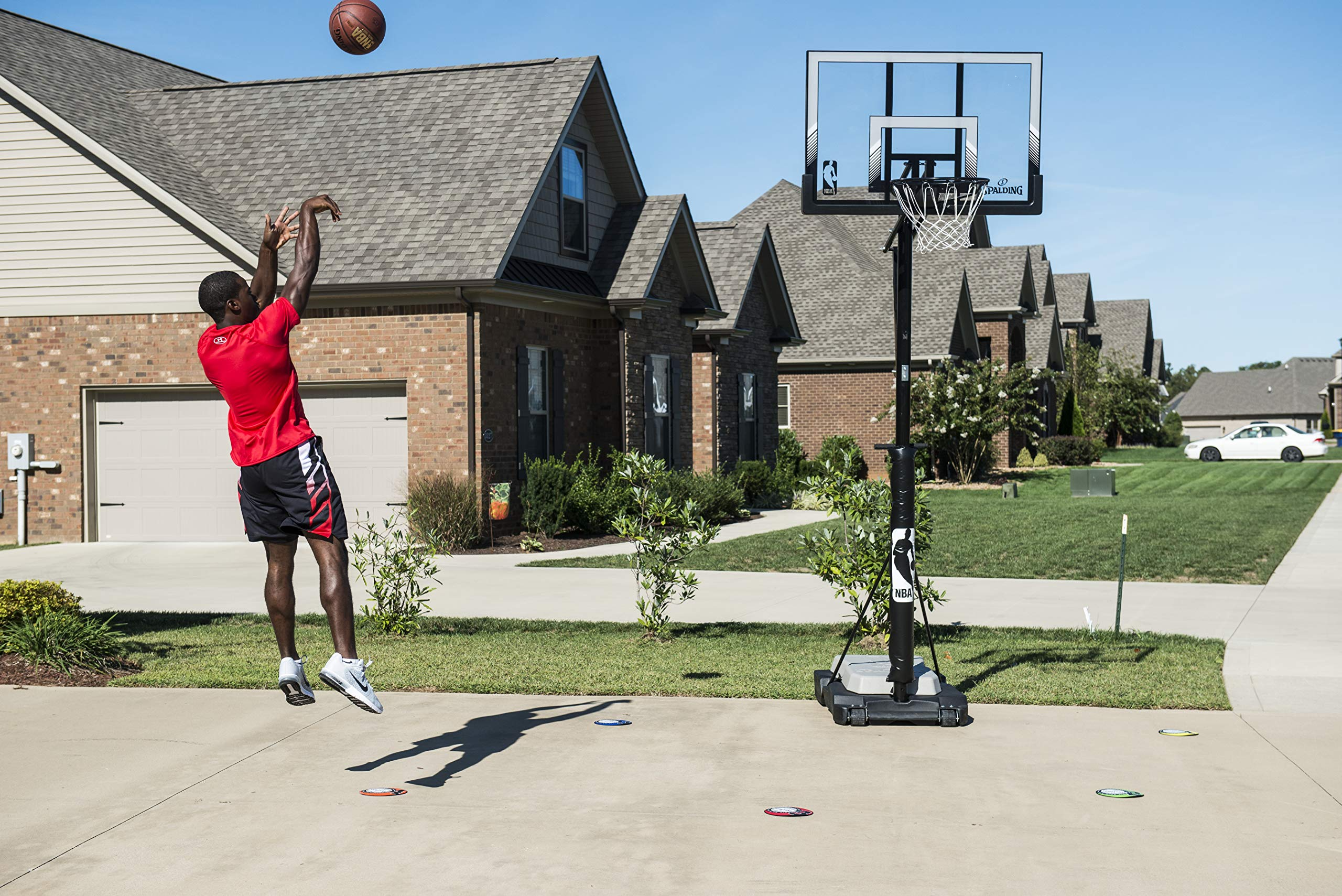 【Sports&Outdoors】Spalding Ultimate Hybrid Jr Portable Basketball System