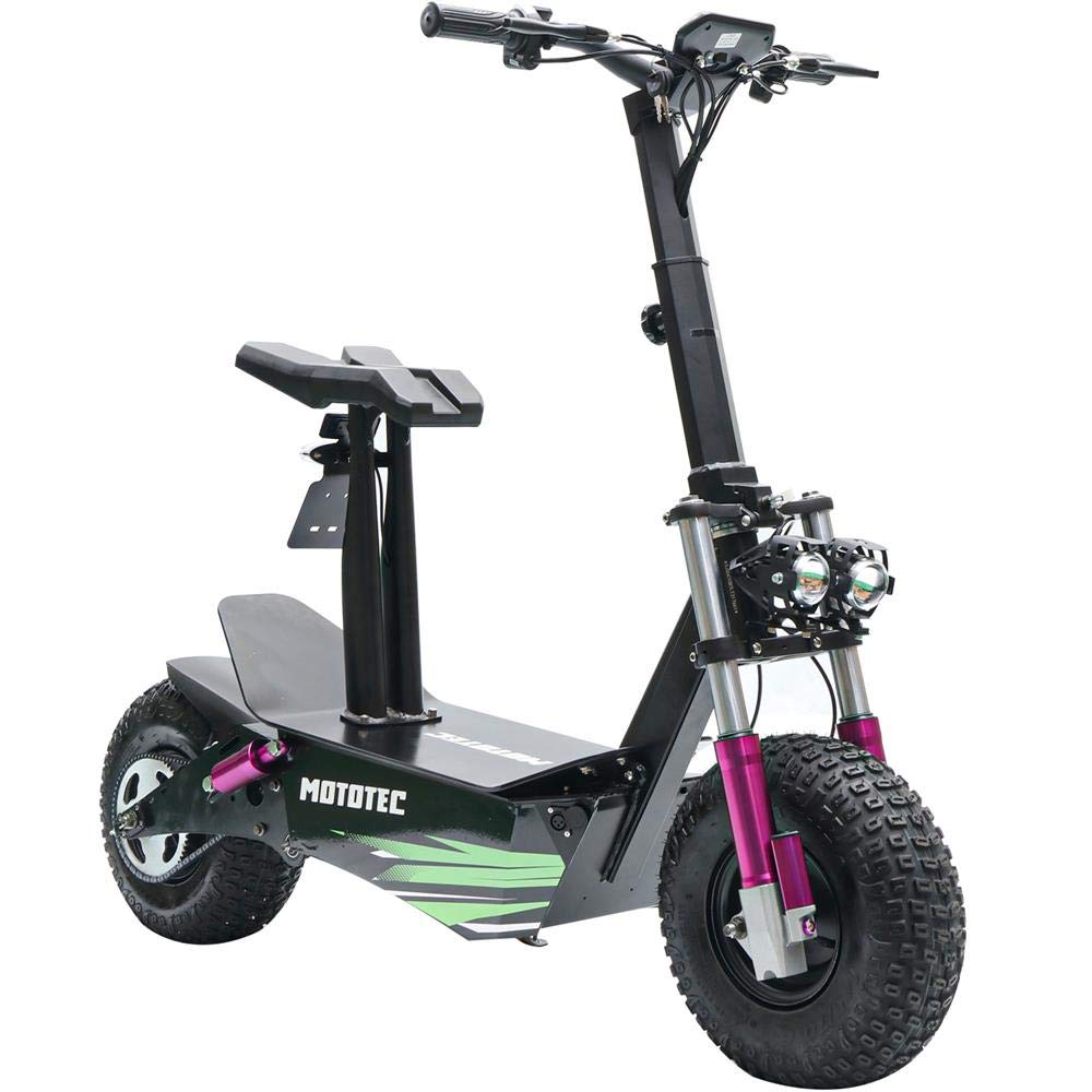【Sports&Outdoors】Electric Fat Tire Scooter - Foldable 2500W Motor Adults Off Road Scooters - 48V20Ah Lithium Ion