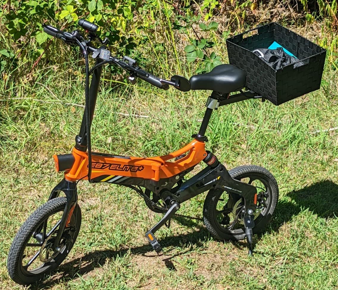 【Sports&Outdoors】Swagcycle EB-7 Elite Plus Folding Electric Bike with Removable Battery