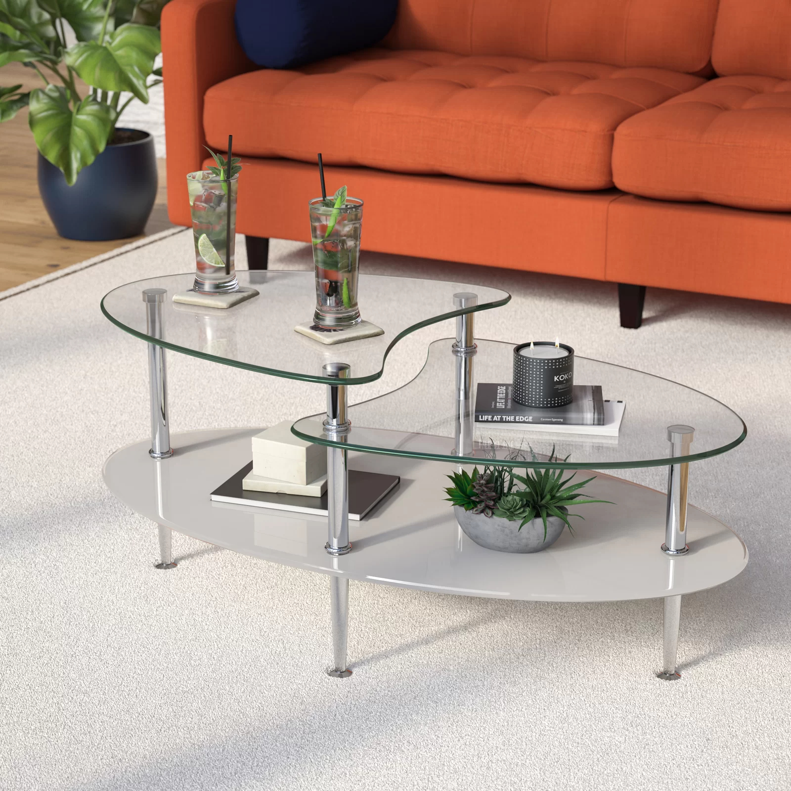 【Furniture】Cate 4 Legs Coffee Table