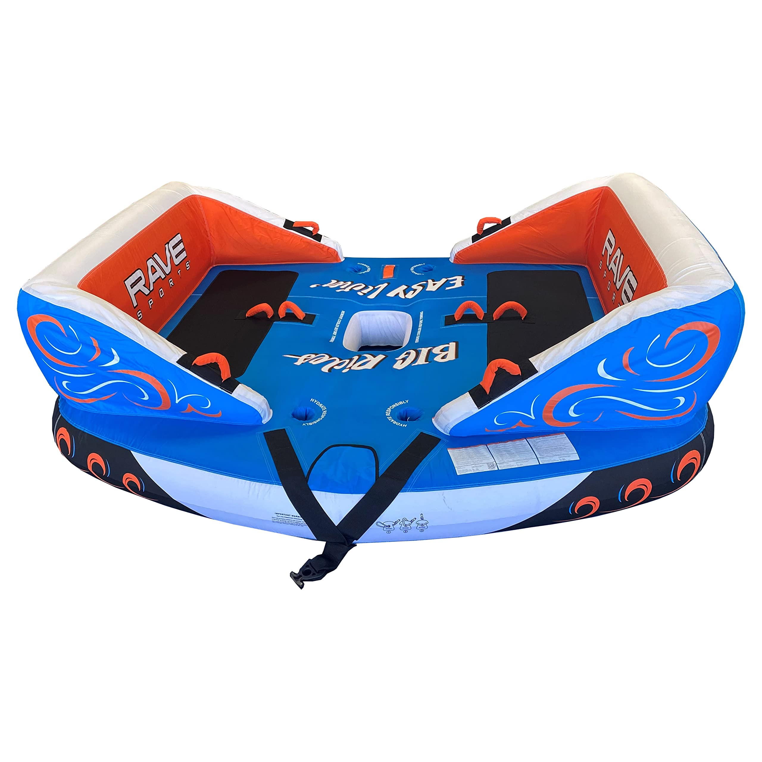 【Sports&Outdoors】Big Easy Boat Towable Water Tube for 2-4 Riders