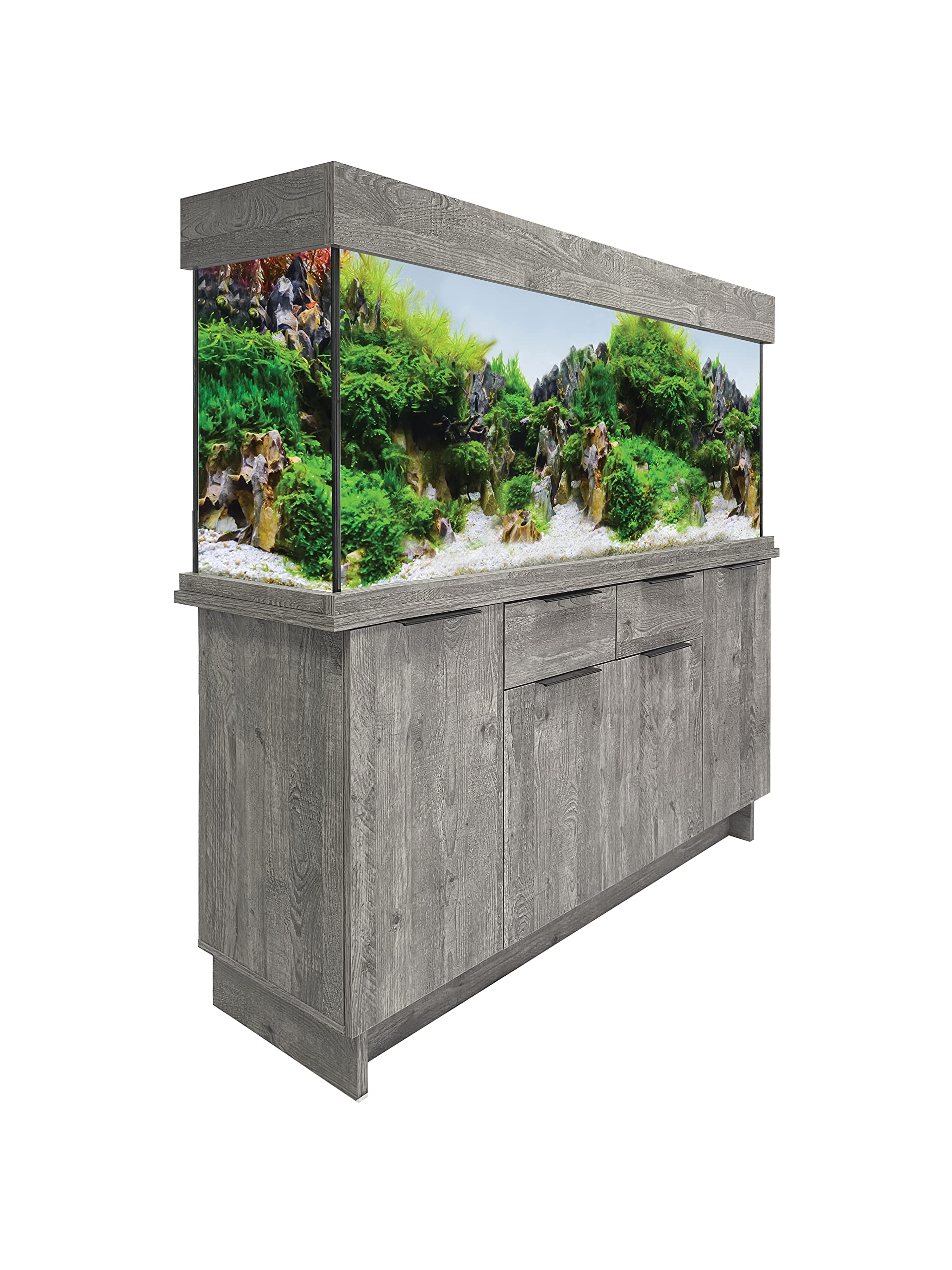 【Pet】Aqua One Urban Oak Style Aquarium Fish Tank with Cabinet 150cm 300L