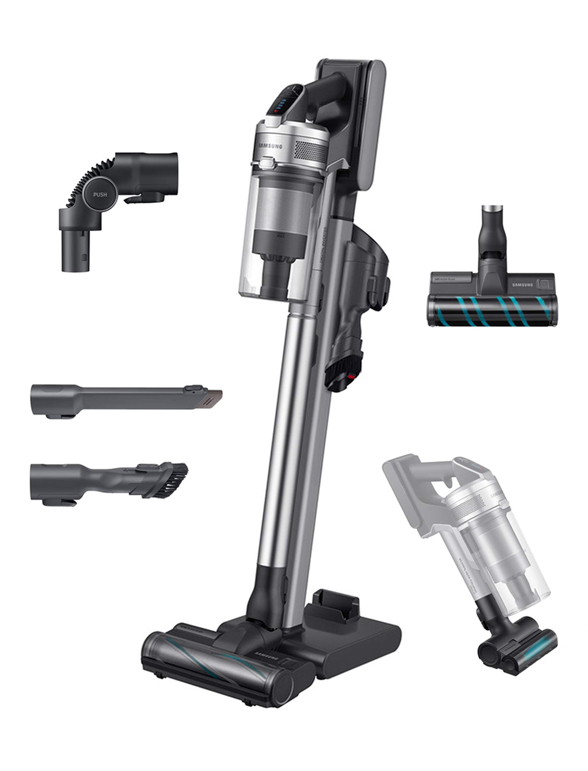 【Appliances】Stick Cordless Lightweight Vacuum Cleaner, Removable Battery, 200 Air Watt Suction Power