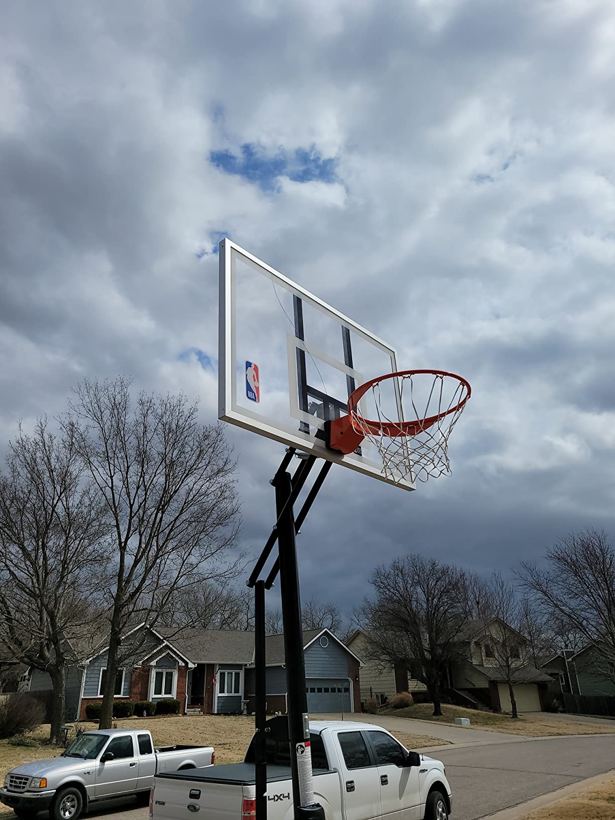 【Sports&Outdoors】Spalding Ultimate Hybrid Jr Portable Basketball System