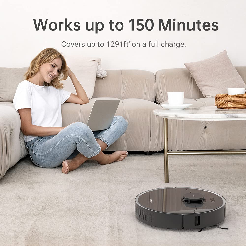 【Appliances】Robot Vacuum, Cleaner Self Empties Itself for up to 65 Days, Robot Vacuum & Mop Combo