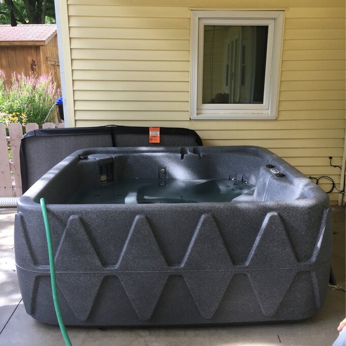【Sports&Outdoors】Aquarest Spas, 5 - Person 29 - Jet Square Plug And Play Hot Tub with Ozonator